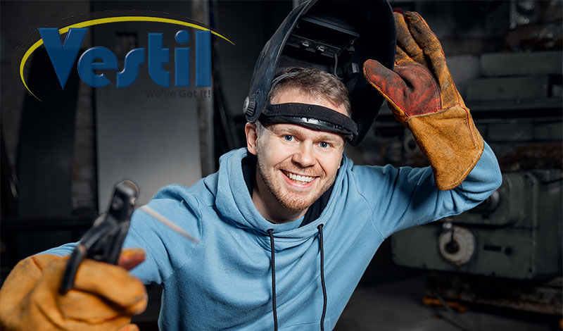Vestil welder at work